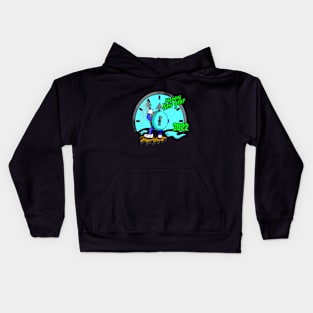 Happy new year 2022 clock Kids Hoodie